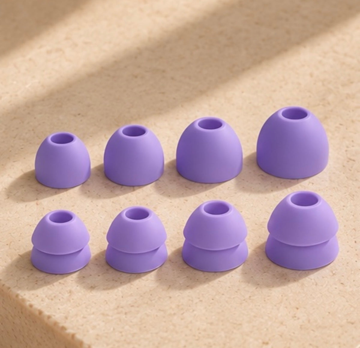 Embouts de rechange violets Sereno